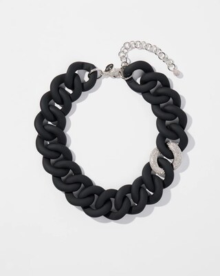 Pavé Detail Bib Necklace