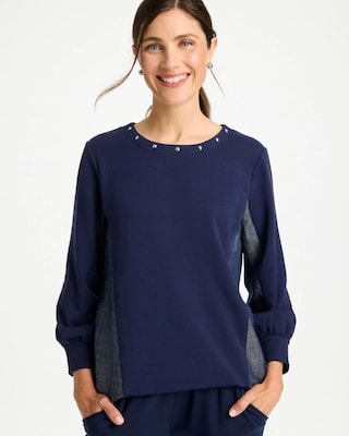 Zenergy® French Terry Pullover