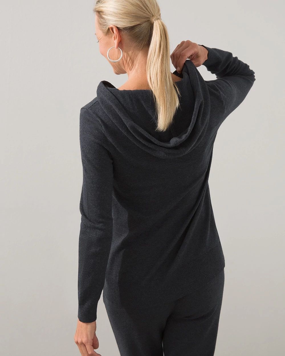Zenergy Cotton-Cashmere Hooded Tunic