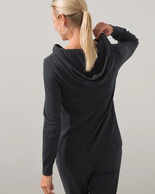 Zenergy Cotton-Cashmere Hooded Tunic