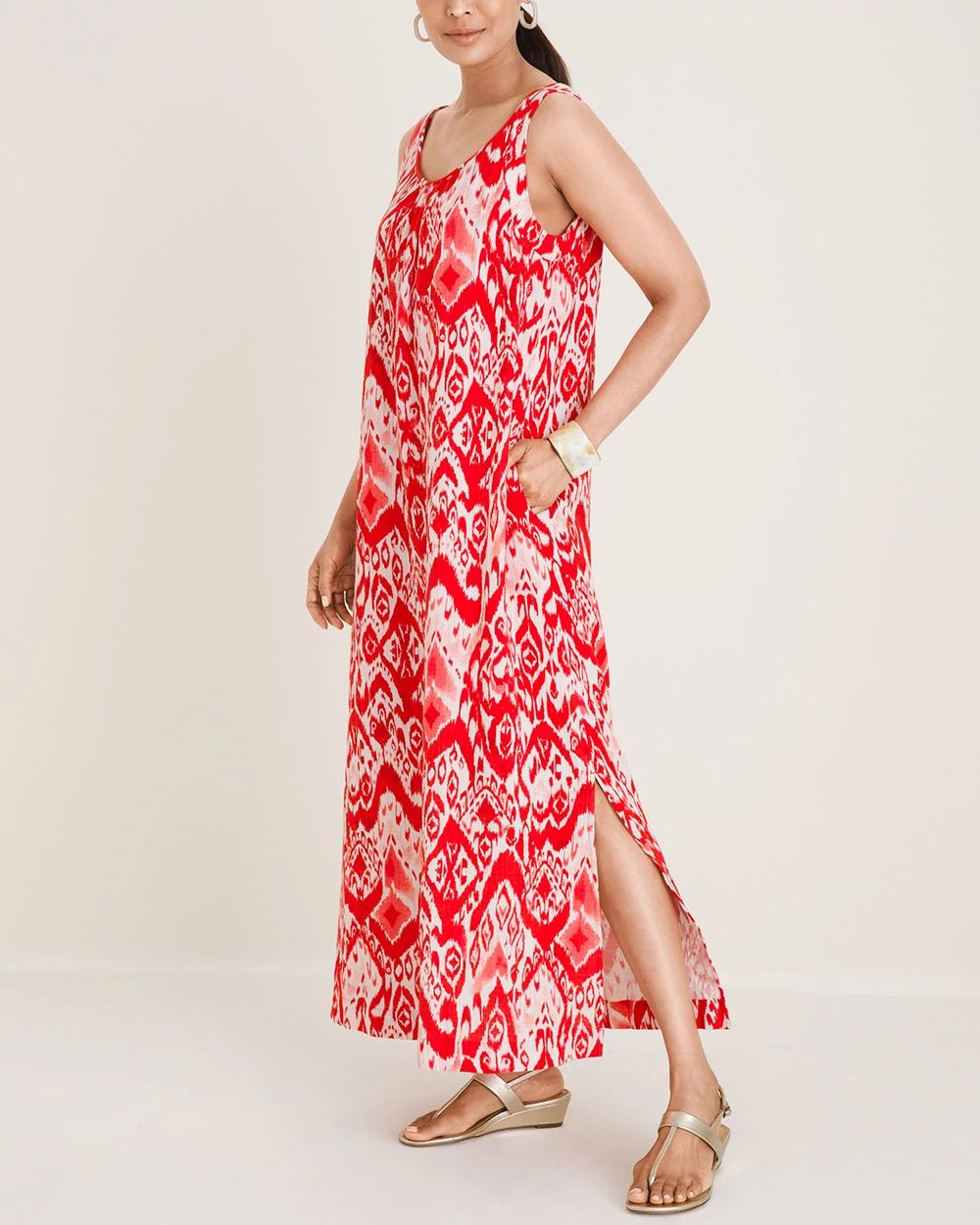 Ikat Maxi Dress