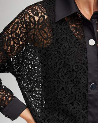 Black Label Button Down Jacket