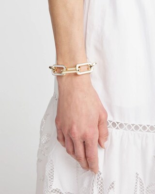 Enamel Chain Bracelet