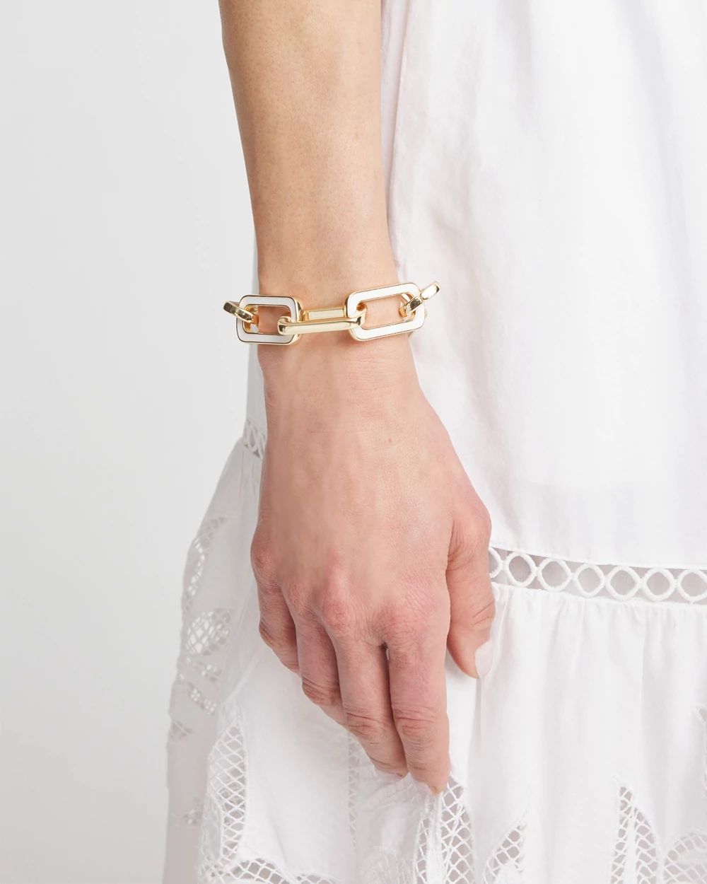 Enamel Chain Bracelet