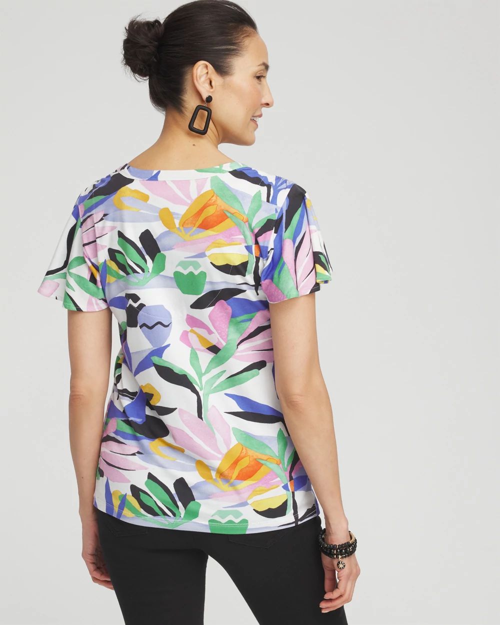 Tropical Flutter Sleeve Tee