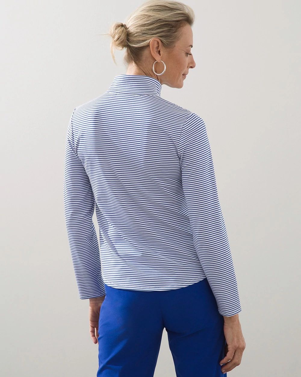 Zenergy UPF Snaps Long Sleeve Polo