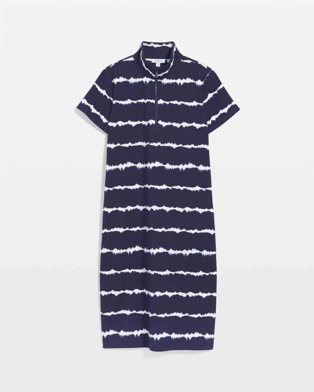 Zenergy® UPF Knit Tie Dye Half-Zip Dress
