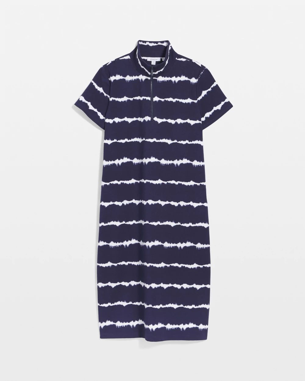 Zenergy® UPF Knit Tie Dye Half-Zip Dress