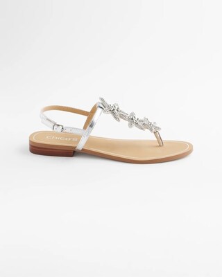 Beach Starfish T-Strap Sandals click to view larger image.