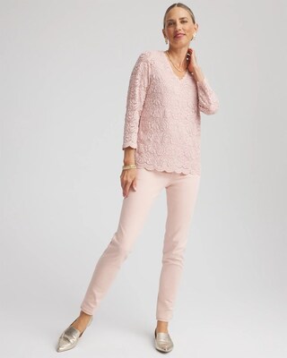 Pull-On Slim-Fit Ankle Jeggings click to view larger image.