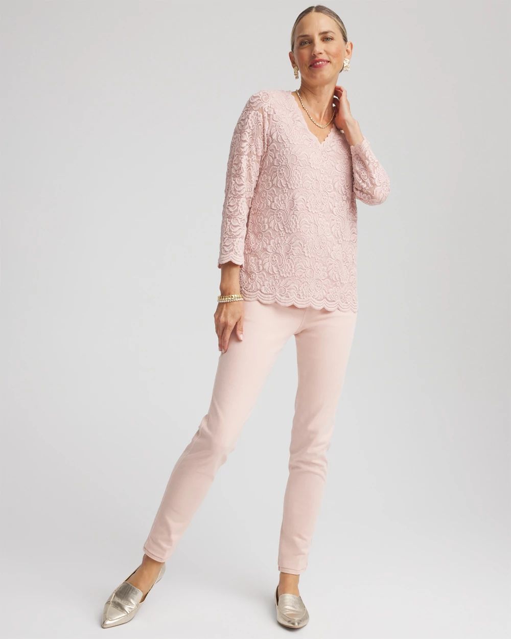 Pull-On Slim-Fit Ankle Jeggings