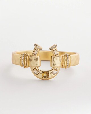 Golden Equestrian Bracelet click to view larger image.