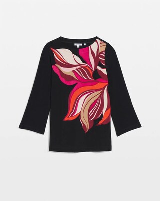 Travelers™ Floral Boat Neck Tunic