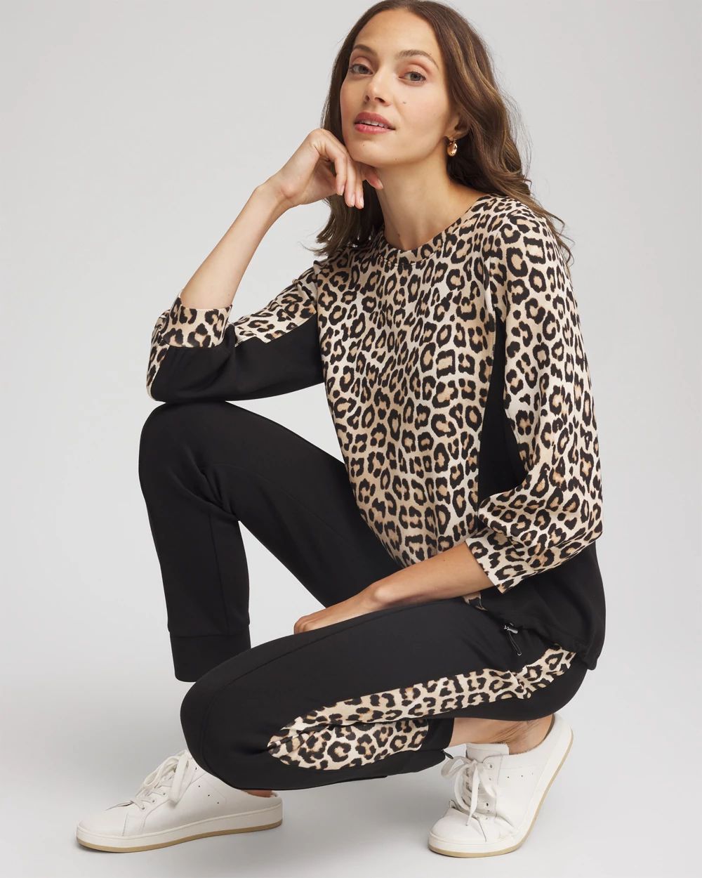 Zenergy® Scuba Animal-Print Bungee Top