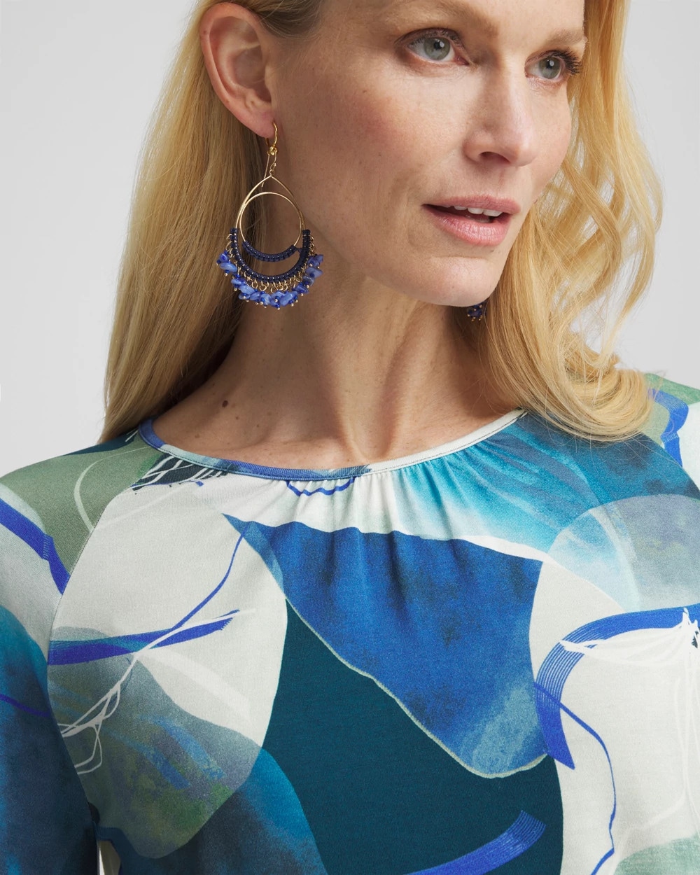 Touch of Cool™ Watercolor Angel-Sleeved Tee