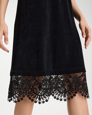 Travelers™ Lace Hem V-Neck Dress click to view larger image.