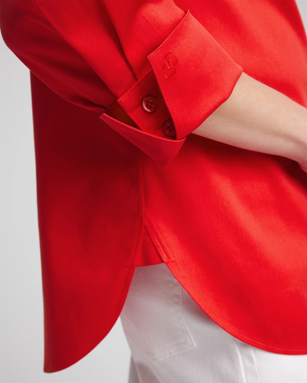 No Iron™ 3/4 Sleeve Stretch Shirt