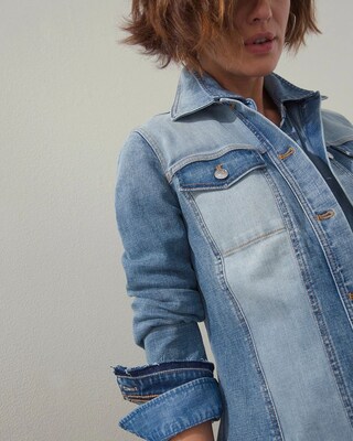 Laser Patches Denim Jacket