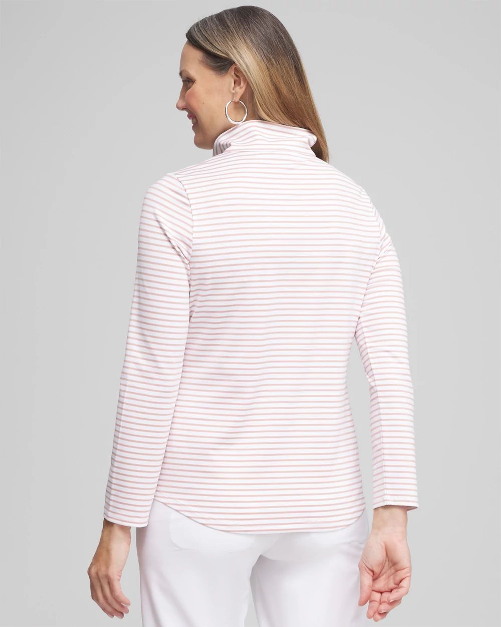 Zenergy® UPF Stripe Long Sleeve Top