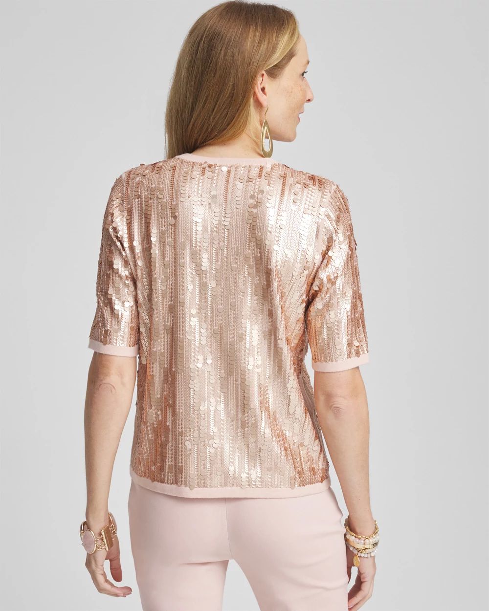 Sequin Pullover Sweater