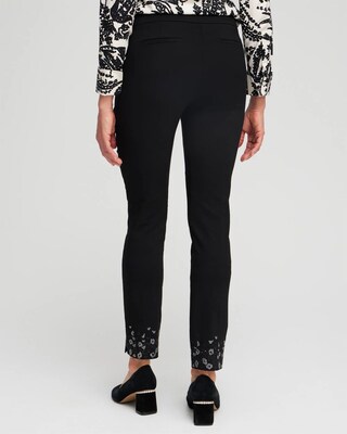 Brigitte Leopard Studs Ankle Pants click to view larger image.