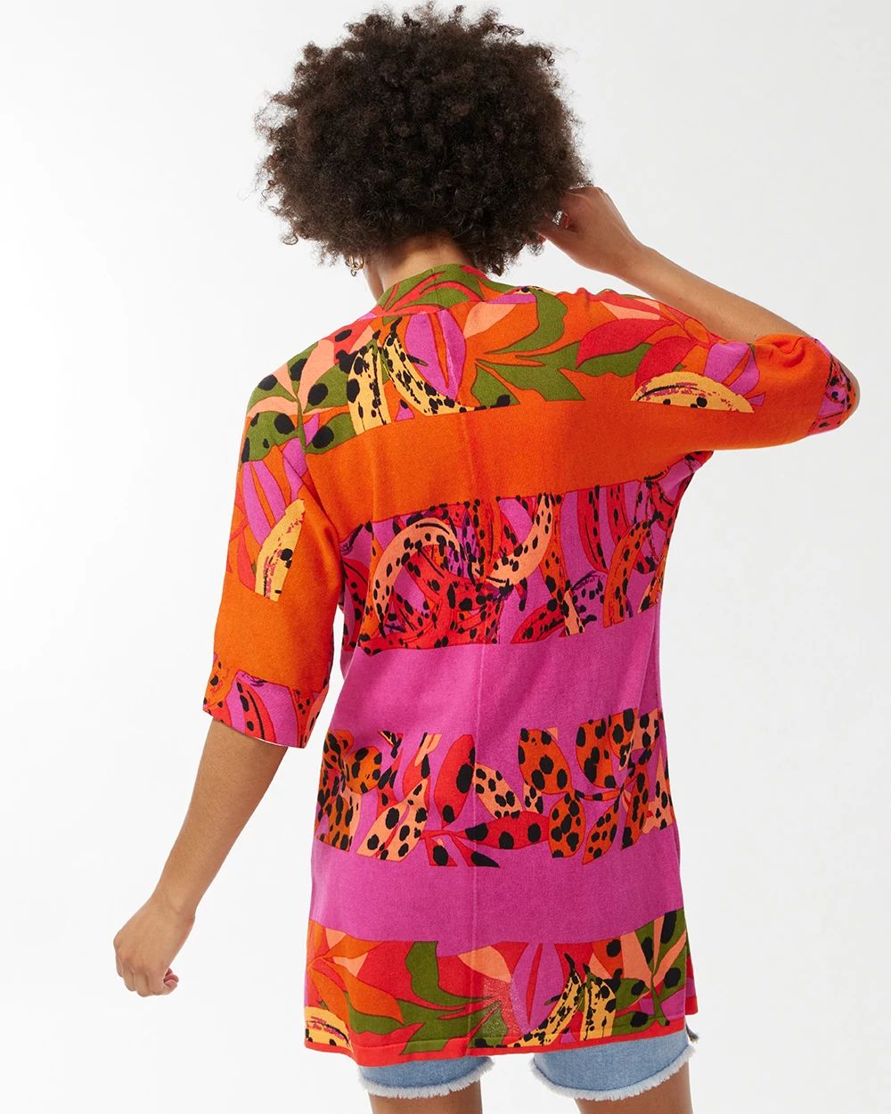 Summer Romance Foliage Midi Cardigan