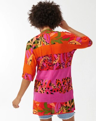 Summer Romance Foliage Midi Cardigan