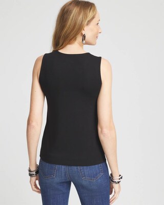 Touch of Cool™ Embellished High-Neck Tank