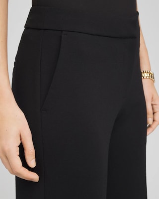 Emme Wide-Leg Trouser Ponte Pants click to view larger image.