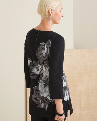 Floral-Print Tunic