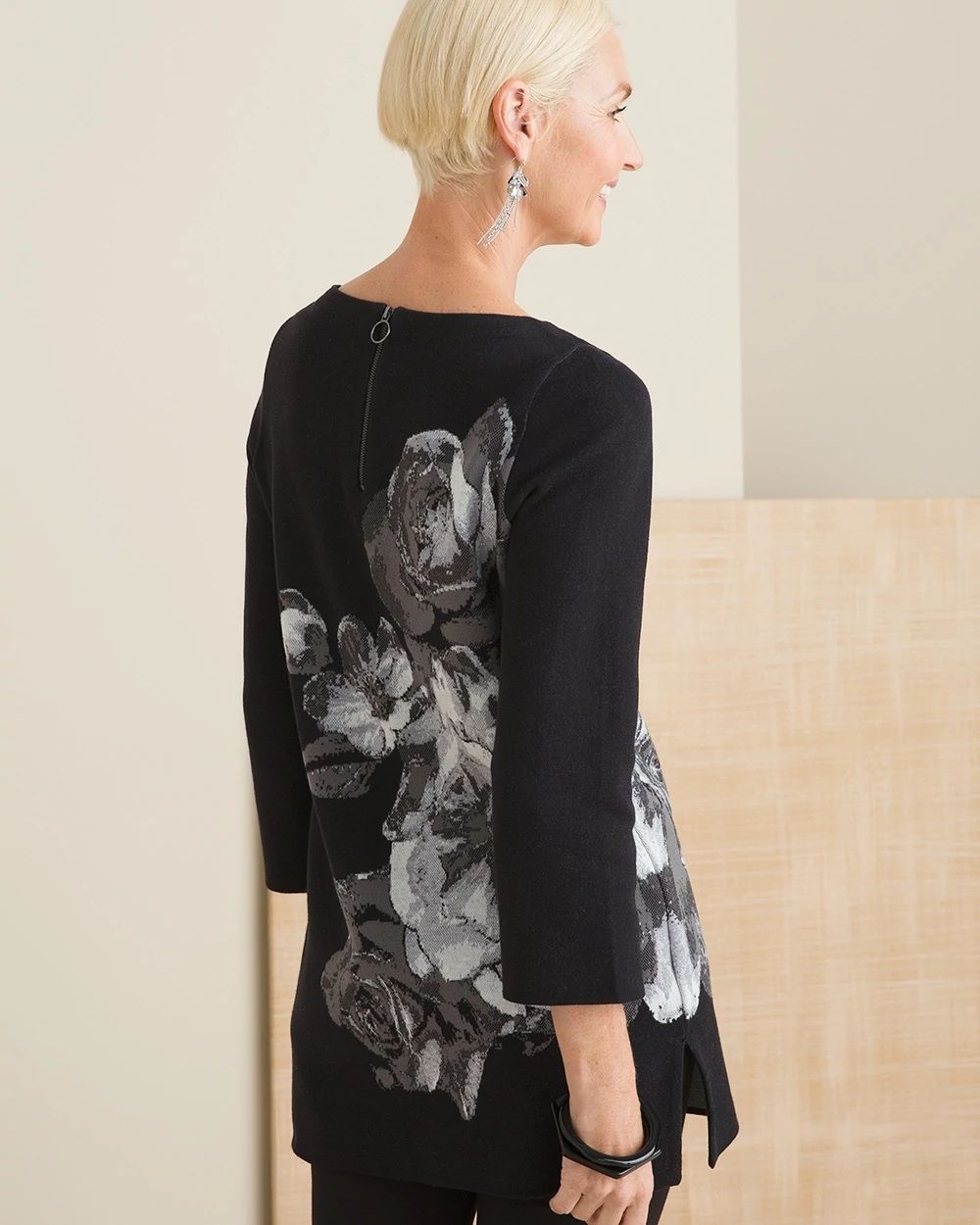 Floral-Print Tunic