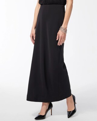 Black Label Stretch Maxi Skirt