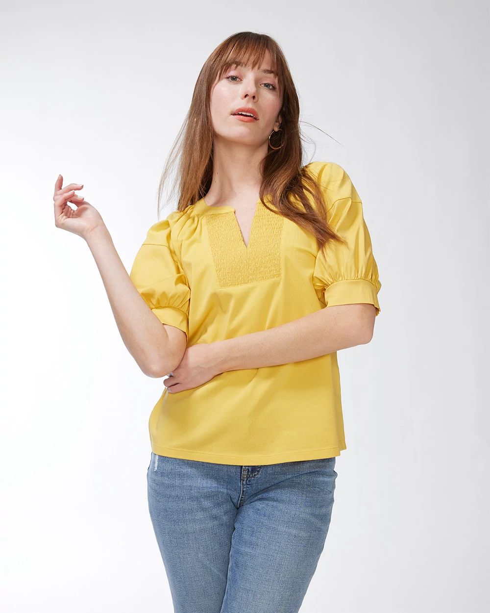 Girlfriend Embellished Distressed Crops