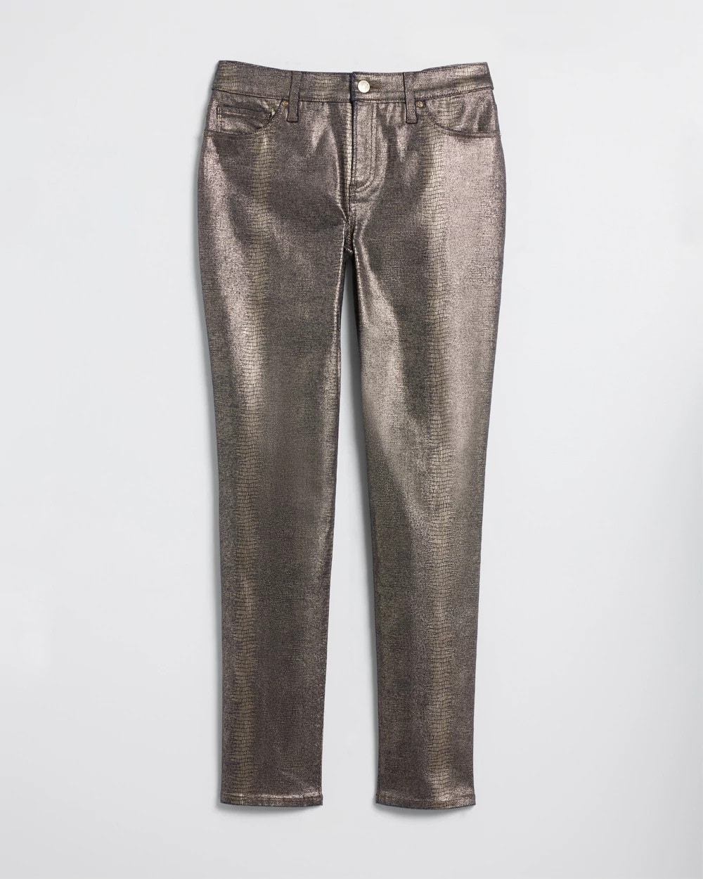 Girlfriend Coated Ankle Jeans