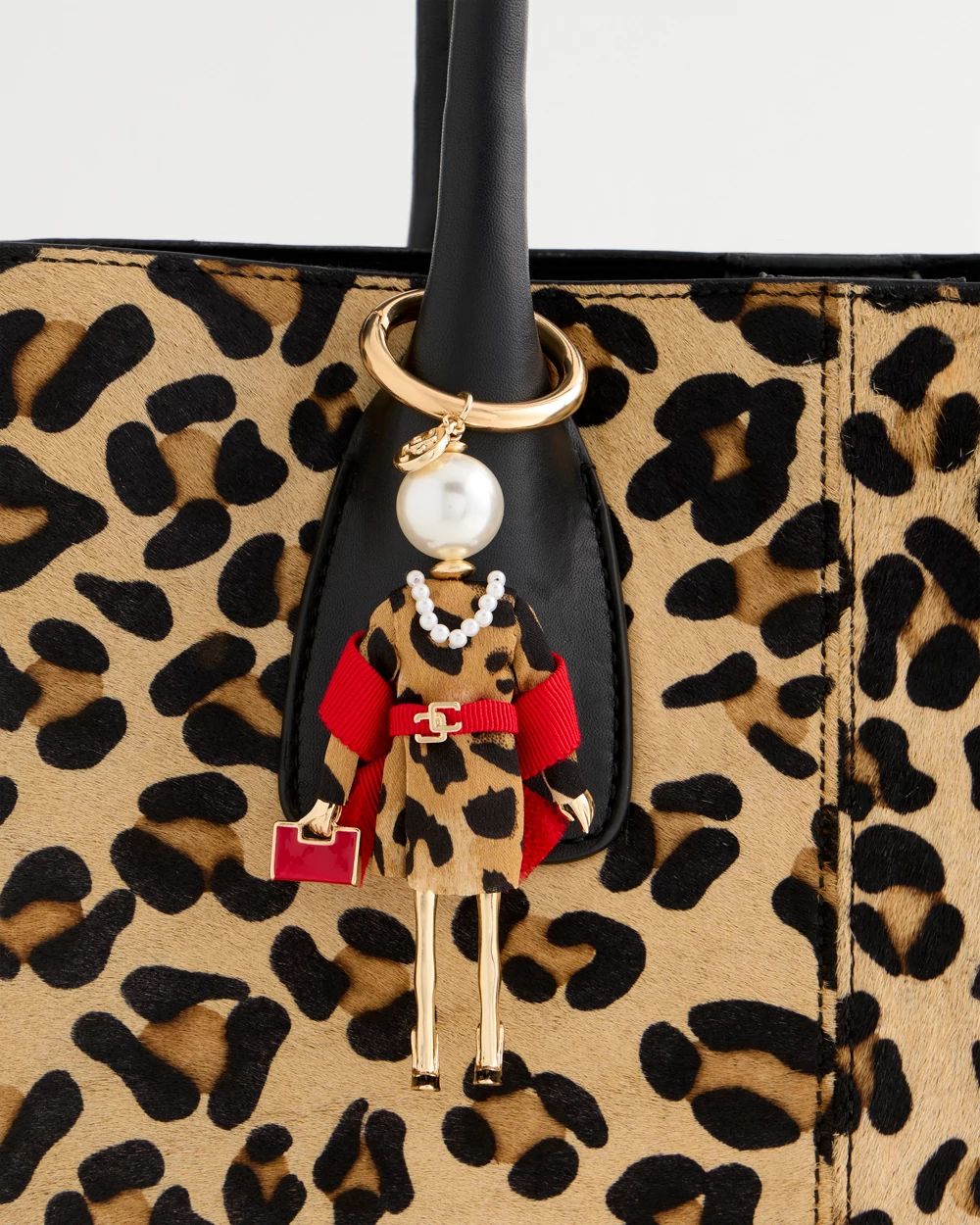 Chico's Lady Hook-On Brooch Key Chain click to view larger image.