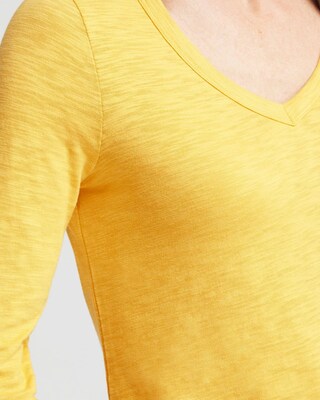 V-neck 3/4 Sleeve Tee click to view larger image.