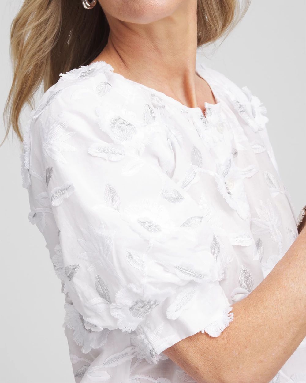 Applique Embroidered Top click to view larger image.