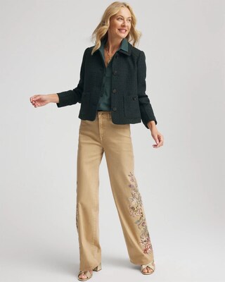 Tweed Cropped Jacket click to view larger image.