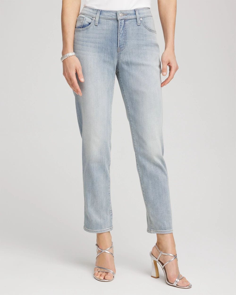 Girlfriend Slim Cropped Jeans