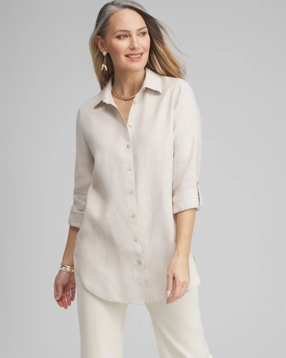 No Iron™ Linen Tunic