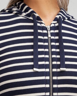 Zenergy® Waffle Knit Stripe Hoodie