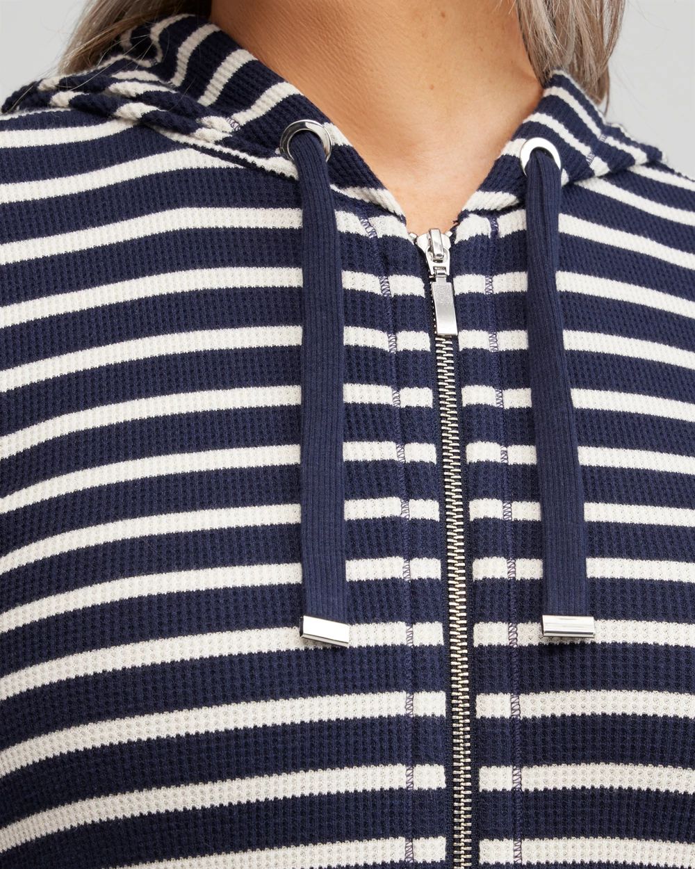 Zenergy® Waffle Knit Stripe Hoodie