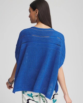 Scoop-Neck Poncho click to view larger image.