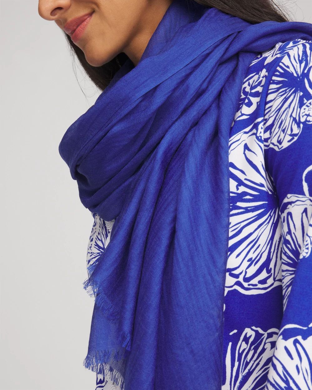 Lightweight Cashmere-Blend Wrap