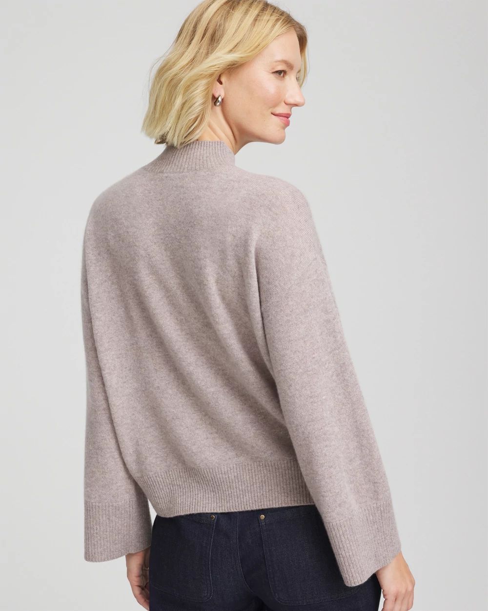 Cashmere Mockneck Sweater click to view larger image.