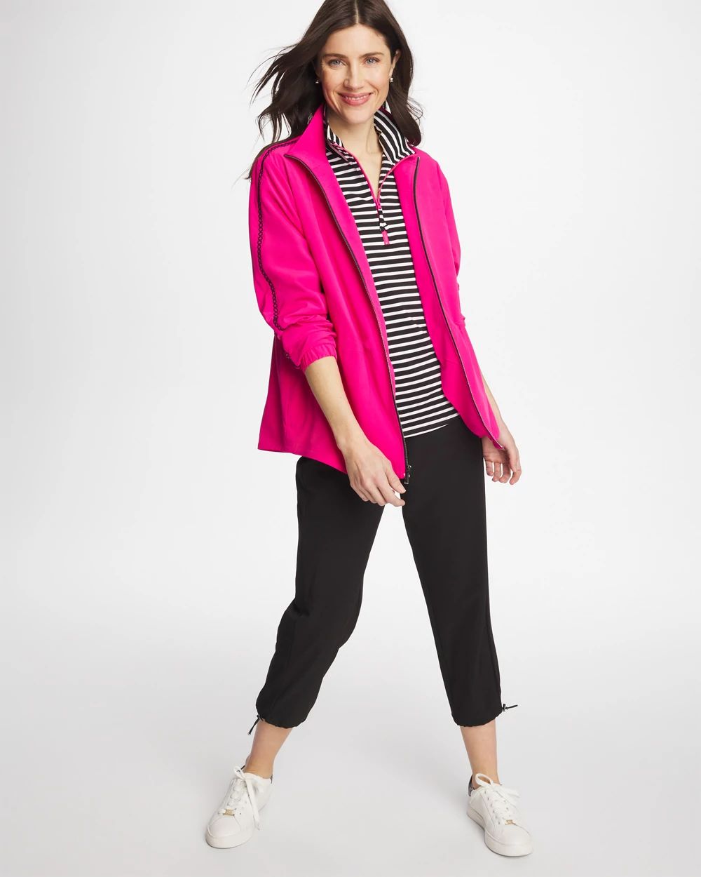 Zenergy® UPF Lattice-Trim Jacket click to view larger image.