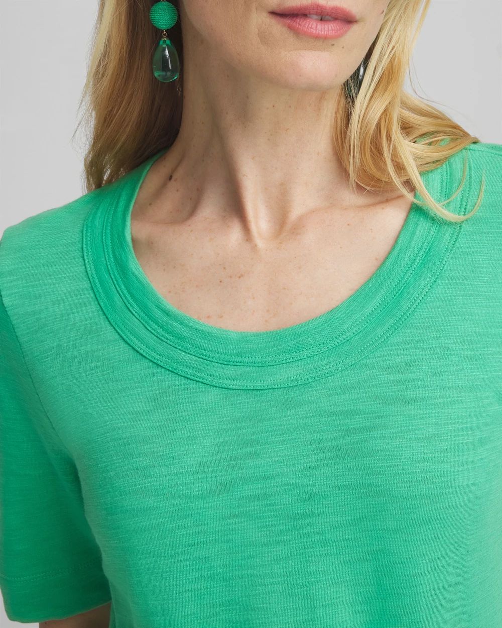 Scoop Neck Tee click to view larger image.