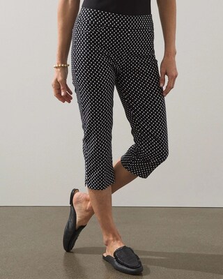 Brigitte Ikat Dot Capris