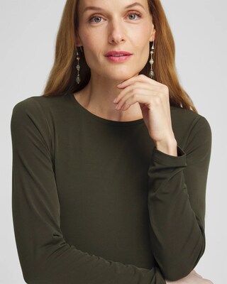 Long Sleeve Midi Dress click to view larger image.