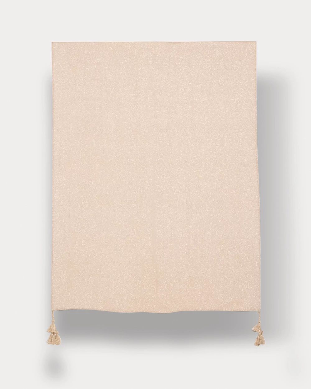 Woven Metallic Oblong Scarf